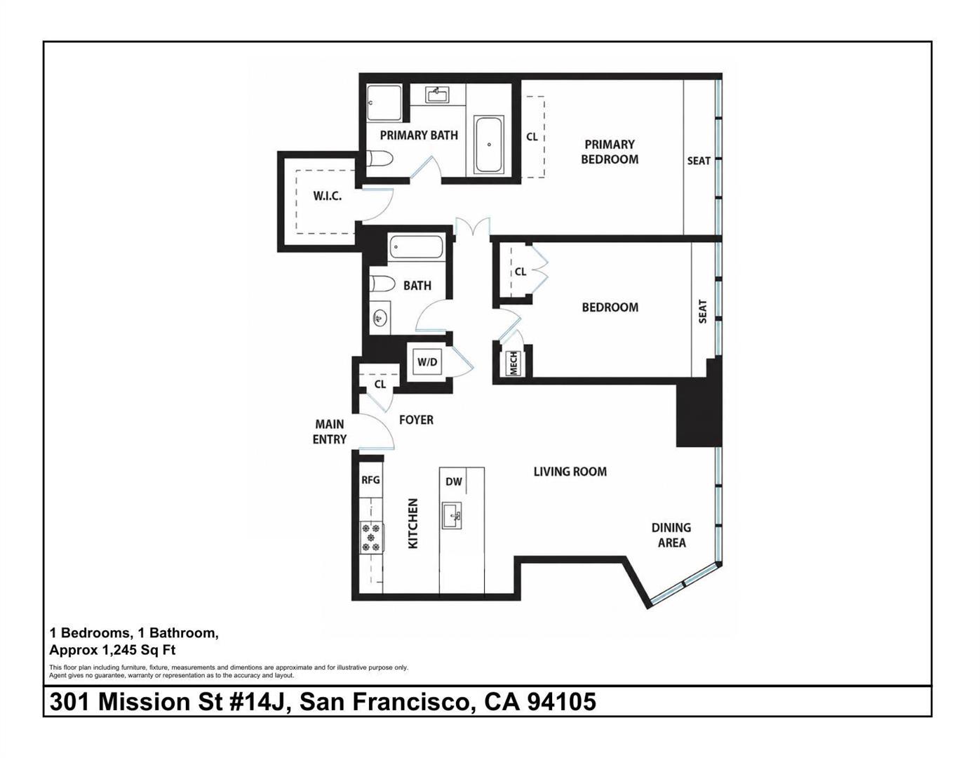 301 Mission Street #14J — photo 2